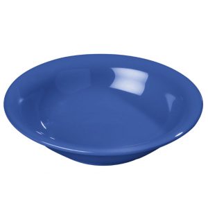 Melamina Azul Plato Sopero 8 Pg