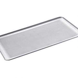CHAROLA PANADERA DE ALUMINIO PERFORADA