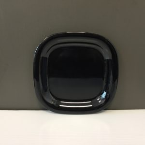 Melamina Premium Plato Ensalada Cuadrado 8 Pg Negro