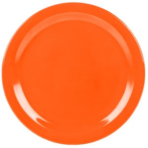 Melamina Naranja Plato Extendido 10 Pg