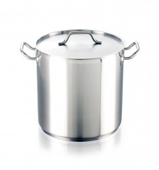 Olla Alta Recta No 01 Acero Inoxidable 304 Cap 3 Lts 16 x 13 cm