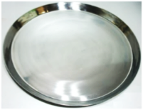 Plato Pizzero No 01 Acero Inoxidable 20 cm