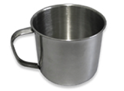 Jarra Tipo Pocillo 01 Acero Inoxidable Cap 250 ml 8 x 8 cm