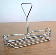 Porta Aceite Y Vinagre Redonda Chica Acero Inoxidable 20 x 8 cm