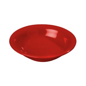 Melamina Rojo Plato Sopero 7.5 Pg