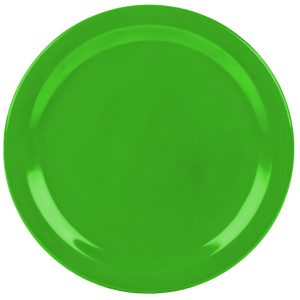 Melamina Verde Plato Extendido 10 Pg