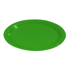 Melamina Verde Plato Oval 11.5 Pg