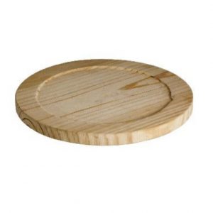 BASE DE MADERA PARA COMAL REDONDO PARA