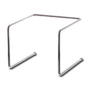 BASE PARA PIZZA CROMADA 25X22X17 CM