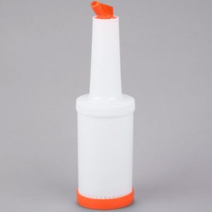 BOTE PARA MEZCLA 1/2LT TAPA NARANJA