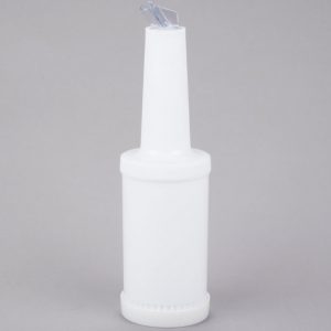 BOTE PARA MEZCLA 1/2LT TAPA BLANCO