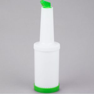 BOTE PARA MEZCLA 1LT TAPA VERDE