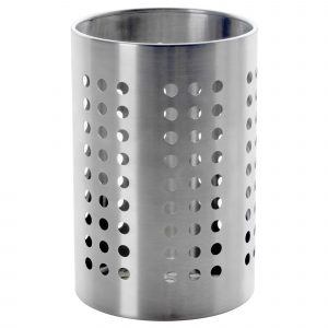 CILINDRO PORTA CUBIERTOS ACERO INOX 12.5 X 12