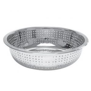 COLADOR 16pg ACERO INOXIDABLE PERFORADO