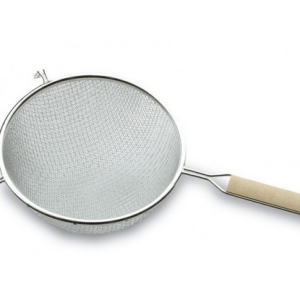 COLADOR REDONDO DOBLE MALLA 6PG ACERO