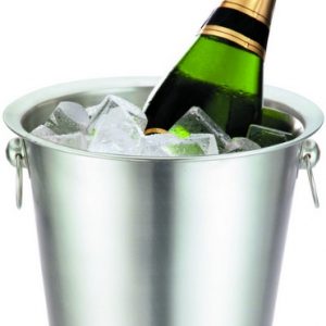 CUBETA PARA BOTELLAS 4 LT ACERO INOXIDABLE