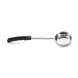 CUCHARA DE SERVIR ACERO INOX MANGO NEGRO