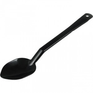 CUCHARA LISA 13 PG NEGRA POLICARBONATO