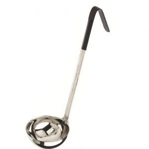 CUCHARON 1 OZ ACERO INOX UNA PIEZA NEGRO