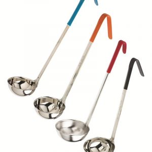 CUCHARON .5 OZ ACERO INOX UNA PIEZA VERDE