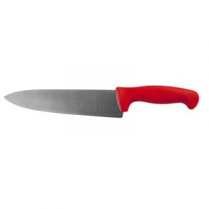 CUCHILLO CHEF 10PG ROJO