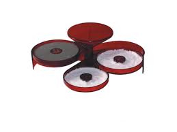 ESCARCHADOR DE VASOS 3 NIVELES MARRON