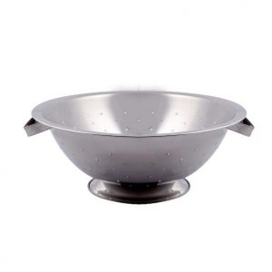 Colador Escurridor De Verduras No 01 Acero Inoxidable 30 cm