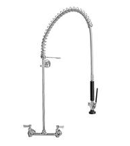 LLAVE DE PRELAVADO A PARED CON GRIFO MOD 18