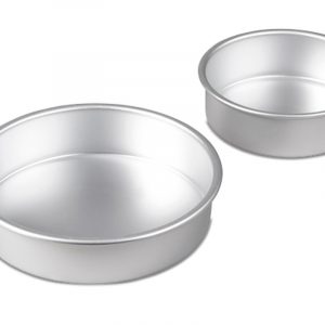 MOLDE REDONDO 10 PG X 2 PG (CAKE) ALUMINIO