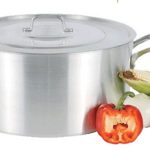 OLLA MEDIA VAP 50 LTS. MEDIDAS 50 X 25 CAP:50LTS ALUMINIO 1.25 MM AMIGO