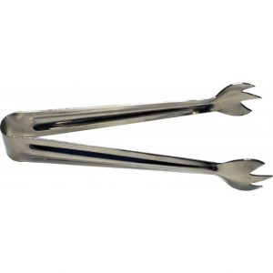 Pinza Tenaza Para Hielo Acero Inoxidable 17 cm