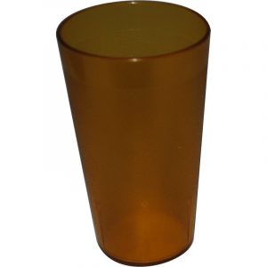 VASO POLICARBONATO 8OZ AMARILLO