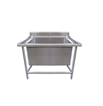 FREGADERO DE ACERO INOXIDABLE PARA OLLAS UNA TARJA