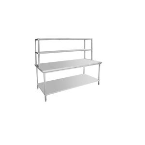 MESA DE TRABAJO CON REPISA BAJA Y REPISA ALTA 1.80 x 0.70 x 0.90 m