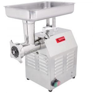 MOLINO PARA CARNE 1 HP MG12 - Capacidad 2kgs X Min. Ancho 9 1/2 pg, Profundidad 16 1/2 pg, Altura 18 pg, 60 Hercios, Voltaje 110 voltios, Potencia 765 vatios