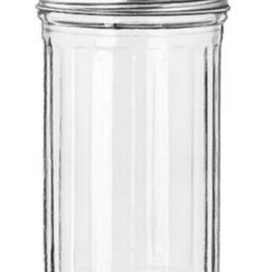 AZUCARERA CON TAPA DE ACERO INOXIDABLE 