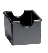 AZUCARERA PORTA SOBRES NEGRO PLASTICO 