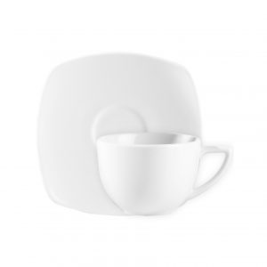 TAZA Y PLATO CAFE 210 ML ELEGANCE SANTA ANITA 