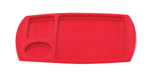 CHAROLA CON DIVISION POLIPROPILENO 34.7X24.0X1.5 CM (32 PIEZAS POR CAJA) 