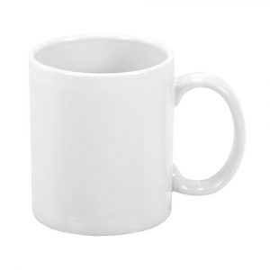TAZA RECTA LISA COLOR BLANCO 12OZ 