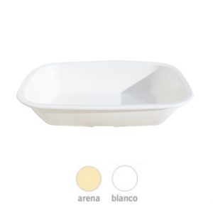 BANDEJA CUADRILONGO POLICARBONATO (94 PZS POR CAJA)  