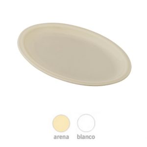 PLATO TAMPIQUENO MEDIANO POLICARBONATO 29.5X20.5X1.9CM (80 PZS. POR CAJA) 