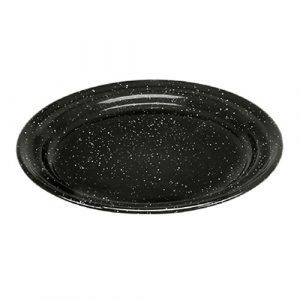 PLATO PLANO 26 PELTRE NEGRO BRILLANTE