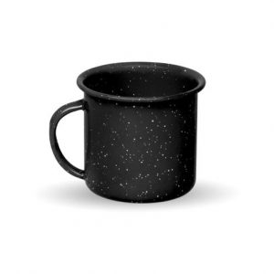 VASO RECTO 8 PELTRE NEGRO BRILLANTE
