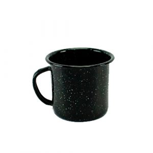 VASO RECTO 5 PELTRE NEGRO BRILLANTE