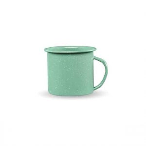 VASO RECTO 5 PELTRE VERDE MINT
