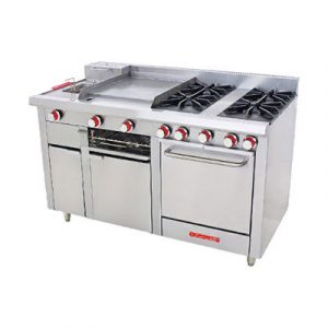 ESTUFA MASTER MULTICHEF MASTER ACERO INOX PREMIUM