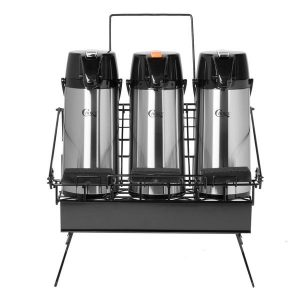 JUEGO DE 4 PIEZAS 3 TERMOS DE 2.2 LTS Y UN RACK ORGANIZADOR