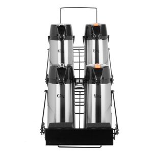 JUEGO DE 5 PIEZAS 4 TERMOS DE 2.2 LTS Y UN RACK ORGANIZADOR