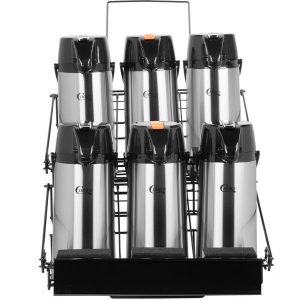 JUEGO DE 7 PIEZAS 6 TERMOS DE 2.2 LTS Y UN RACK ORGANIZADOR